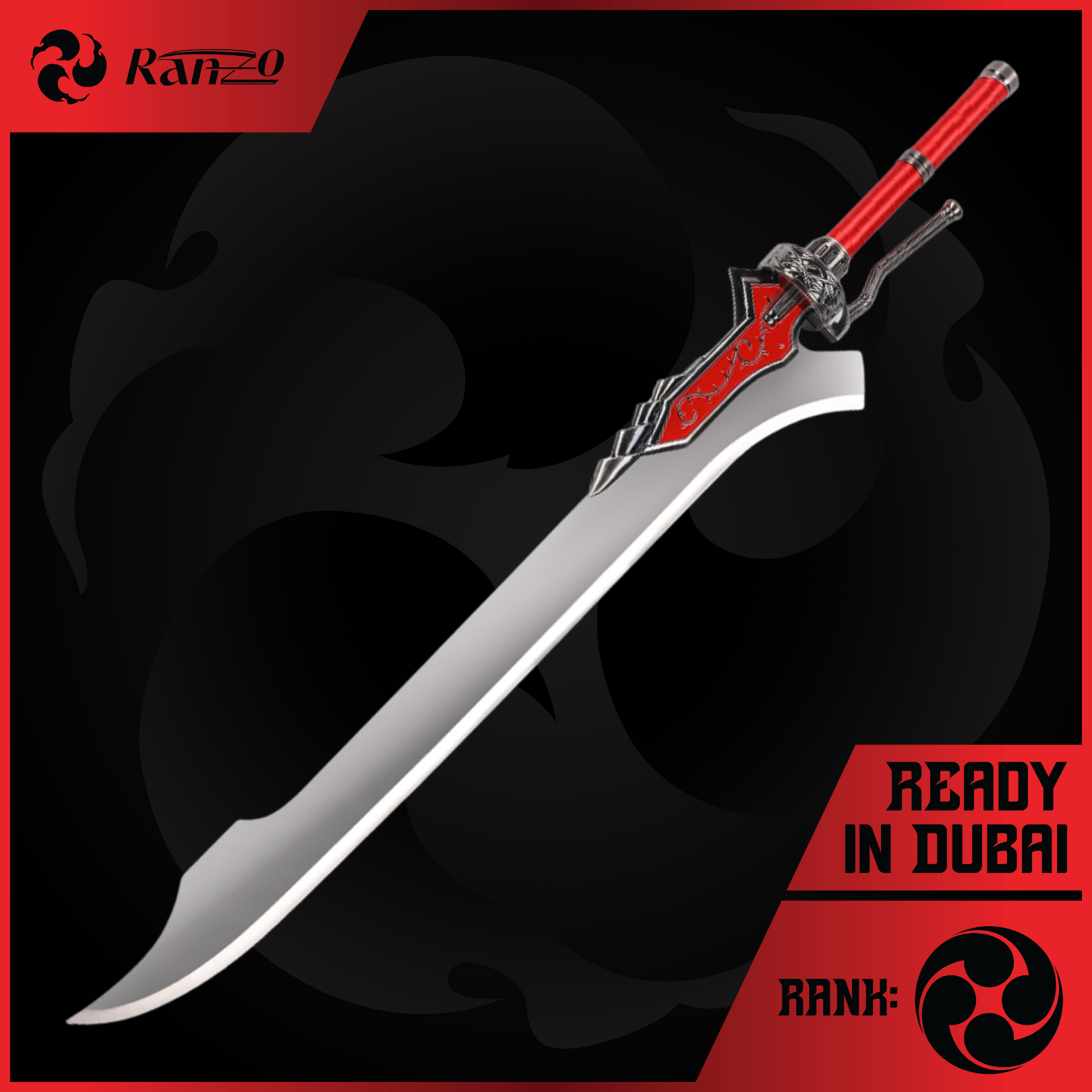 Nero: Red Queen V1 - Devil May Cry Sword – RAN-ZO Swords