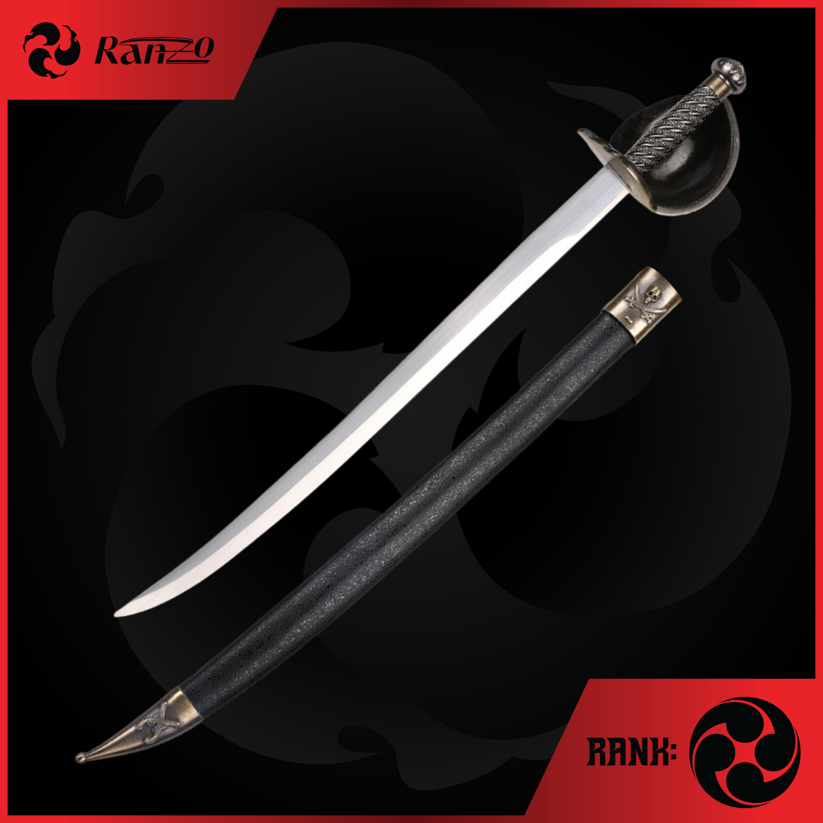Jack Sparrow: Cutlass Saber - Replica Sword – RAN-ZO Swords