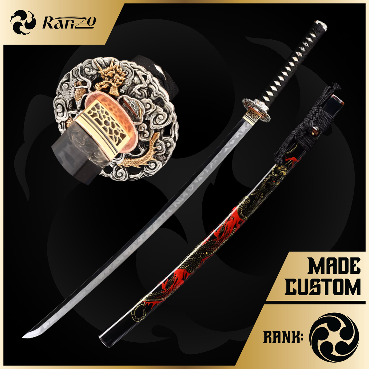 Elite RAN-ZO: Shinryū Tachi, a replica sword held in Dubai by RAN-ZO