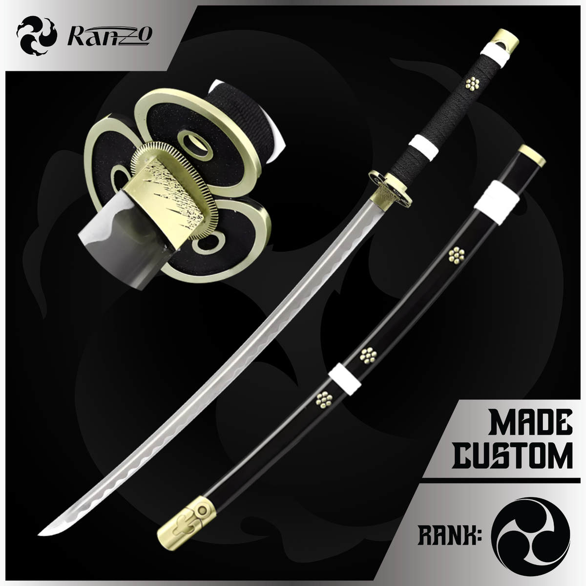 Premium Roronoa Zoro: Black Enma, a replica sword held in Dubai by RAN-ZO