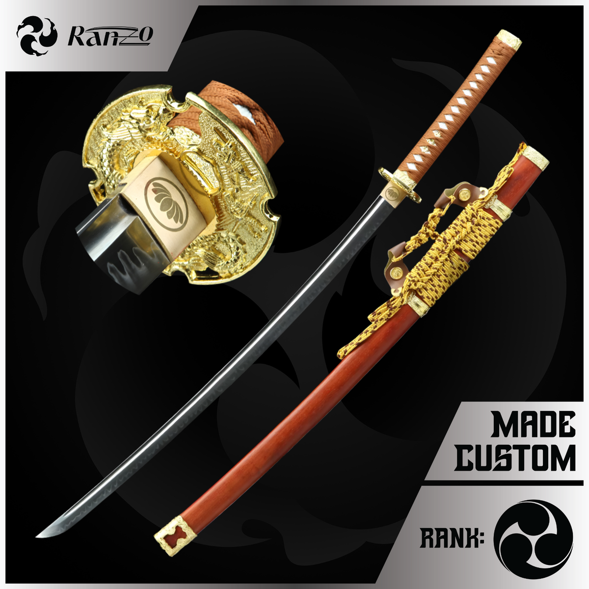 Premium RAN-ZO: Kinketsu Tachi, a replica sword held in Dubai by RAN-ZO