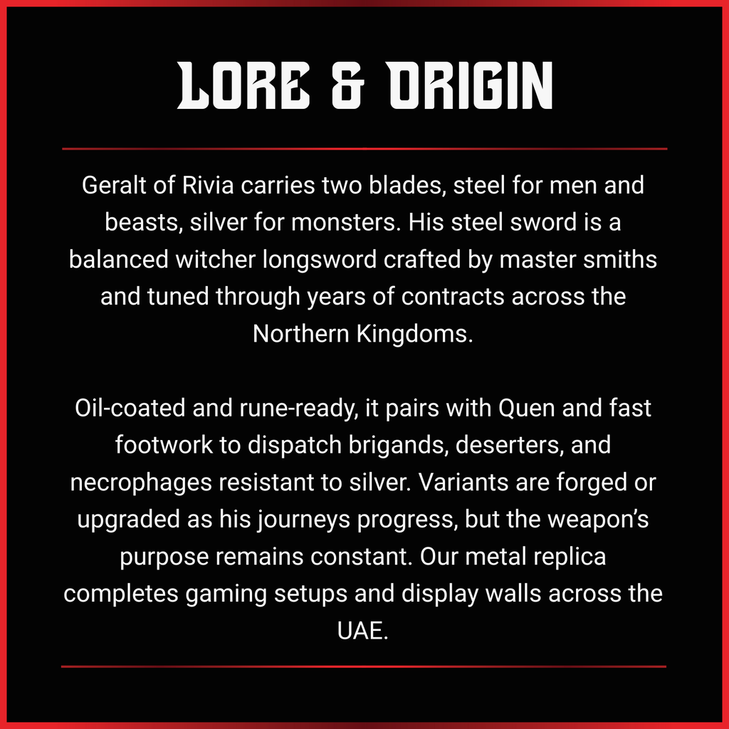 Geralt of Rivia: Steel Sword V2