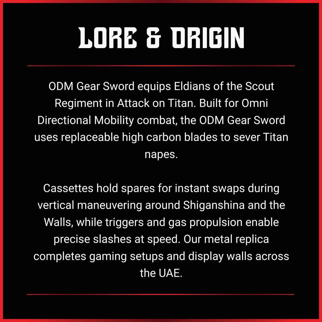 Eldian Soldiers: ODM Gear Sword