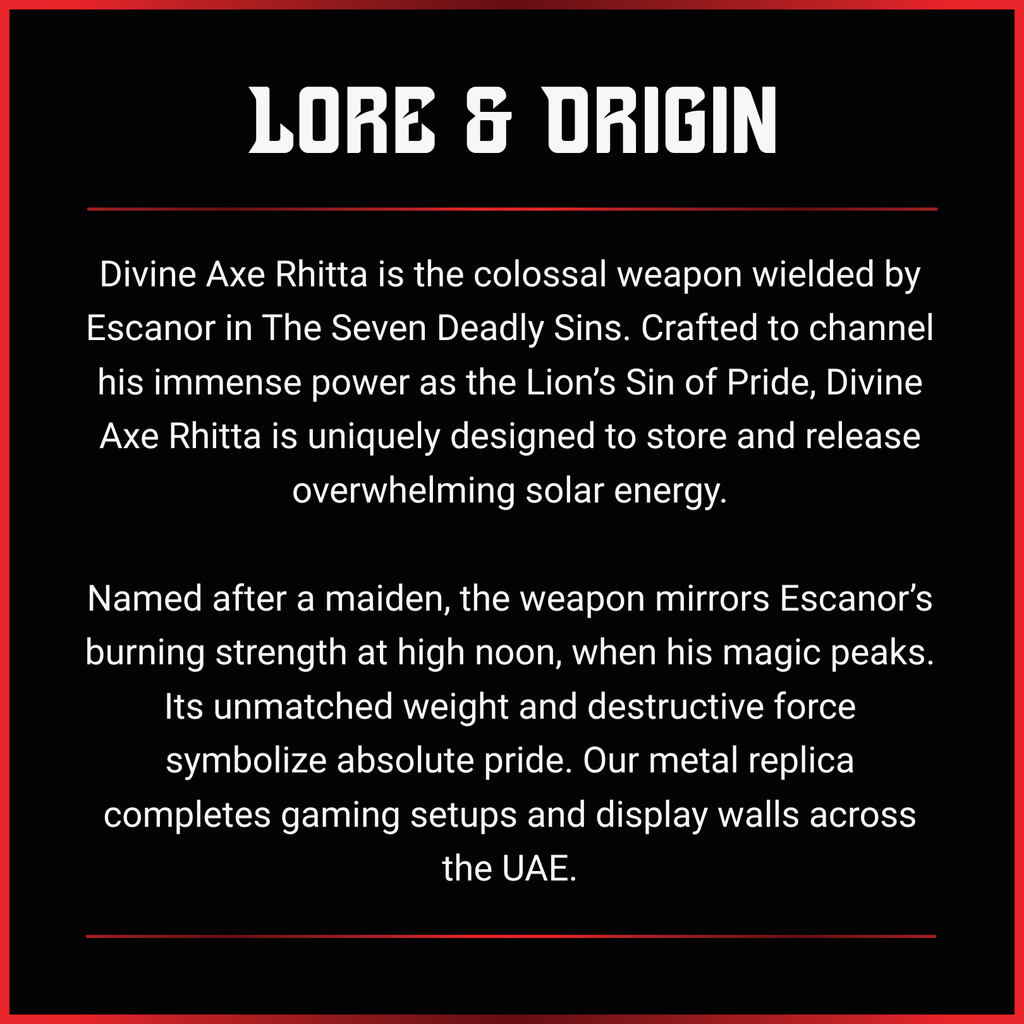 Escanor: Divine Axe Rhitta