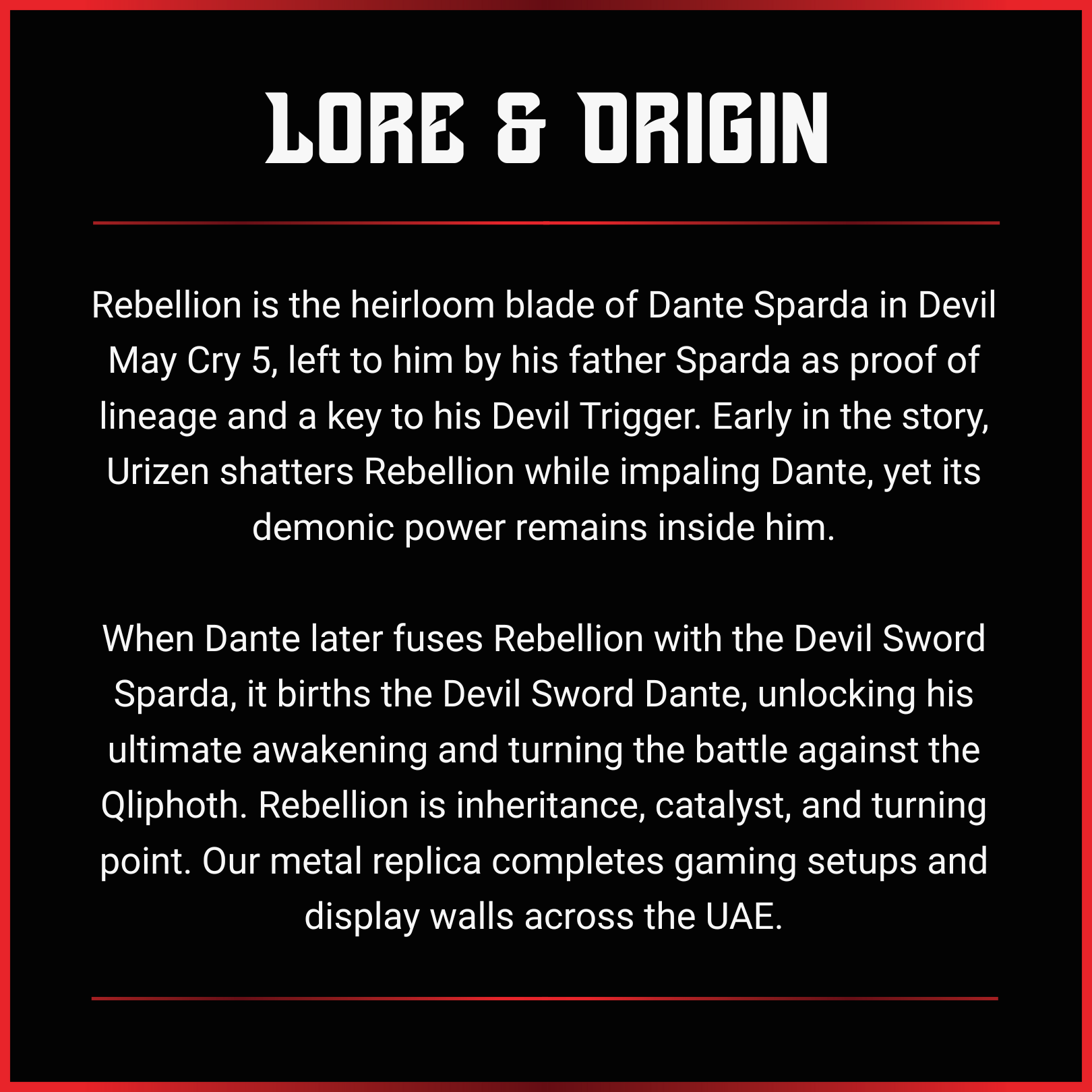 Dante Sparda: Rebillion V2