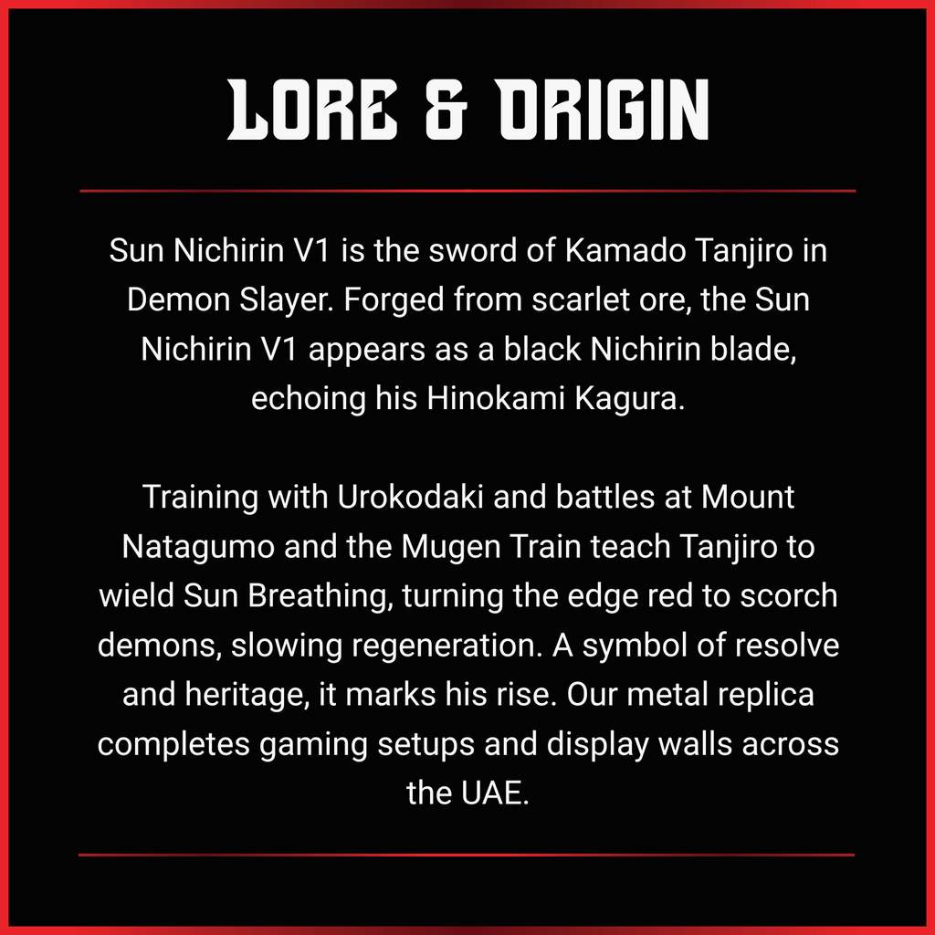 Tanjiro Kamado: Sun Nichirin V1