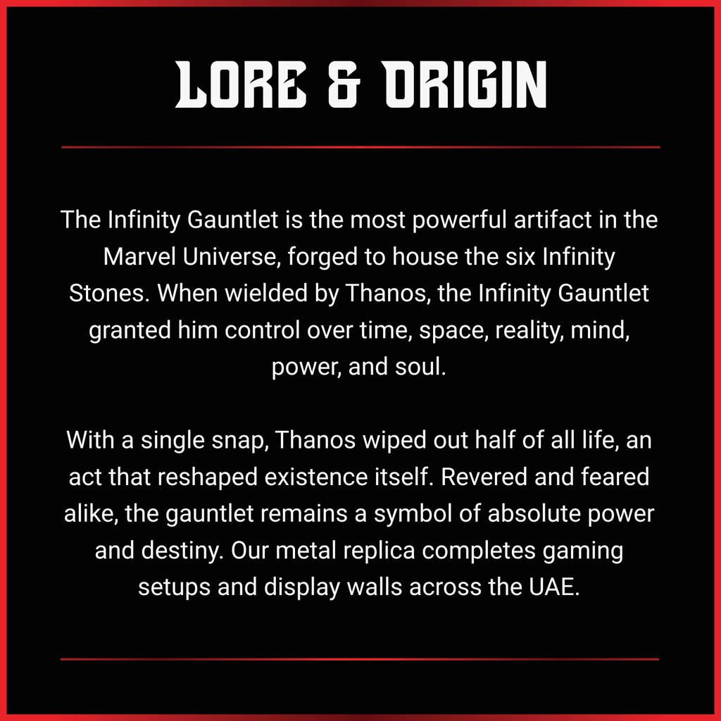 Thanos: Infinity Gauntlet LED