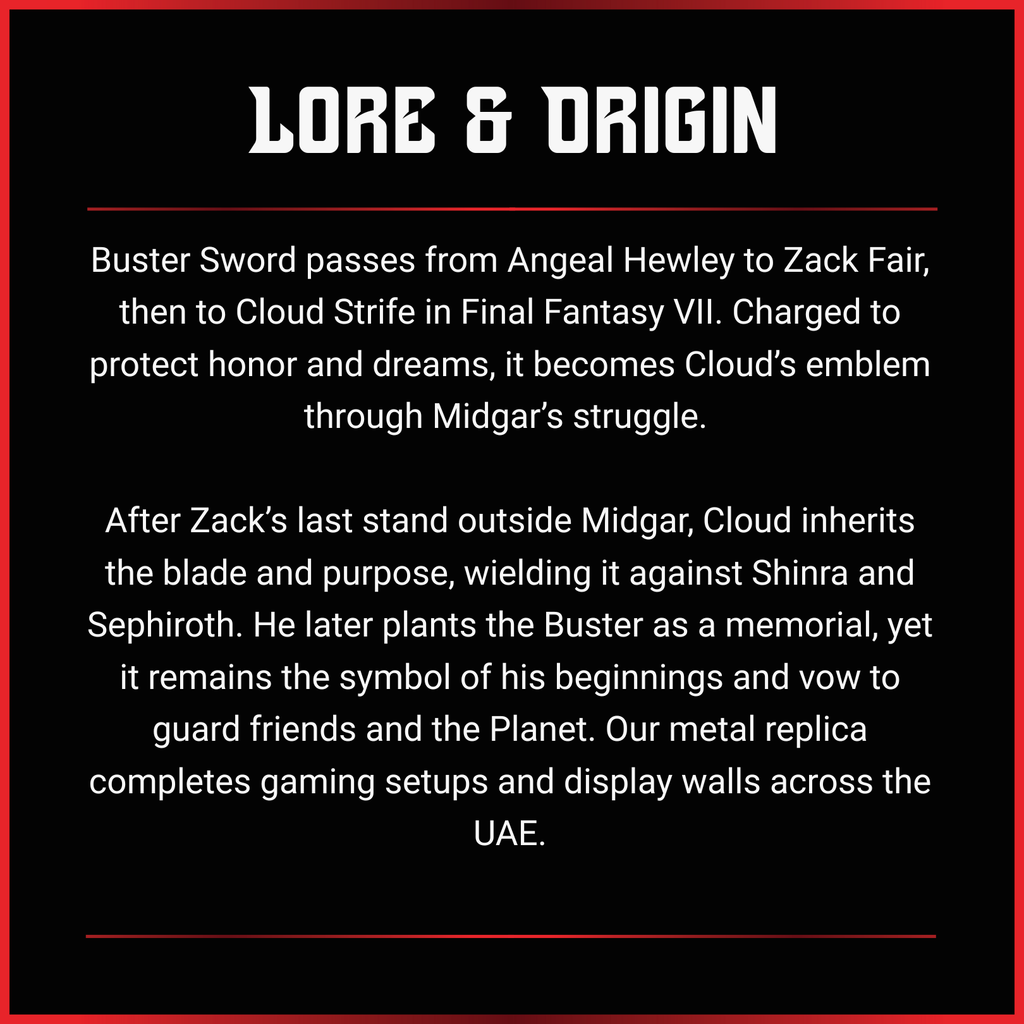 Cloud Strife: Buster Sword