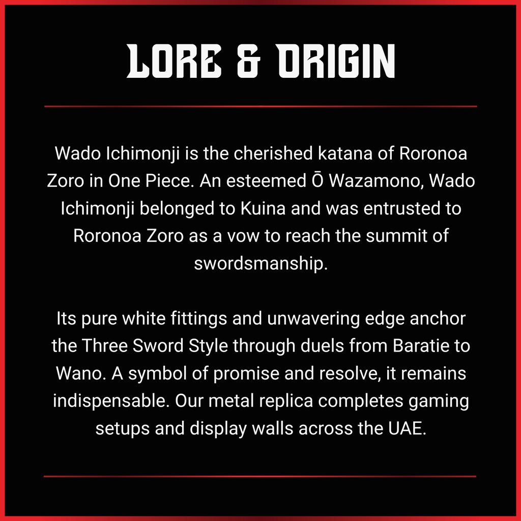 Roronoa Zoro: Wado Ichimonji