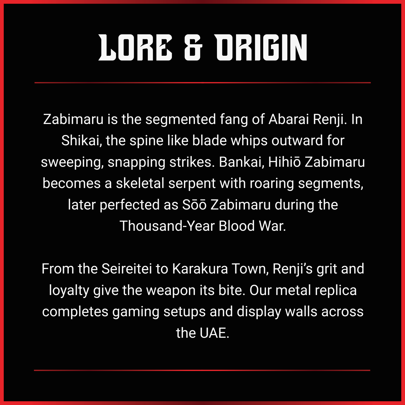 Renji Abarai: Zabimaru