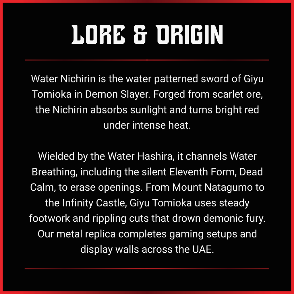 Giyu Tomioka: Water Nichirin