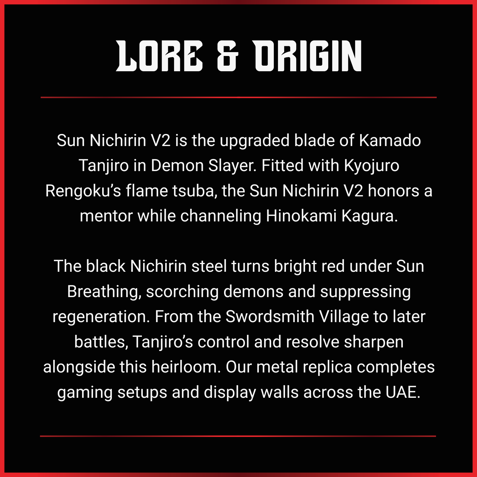 Tanjiro Kamado: Sun Nichirin V2