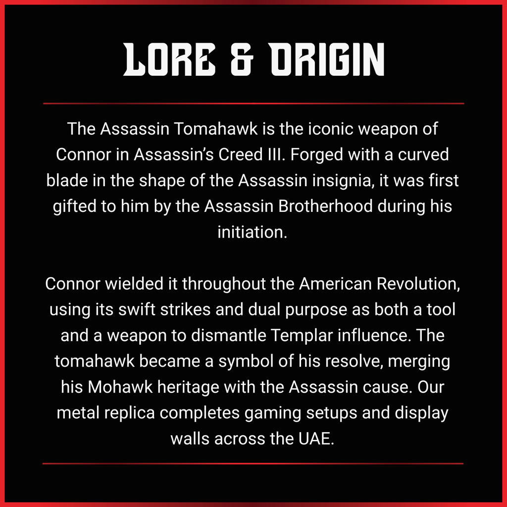 Connor: Assassin Tomahawk