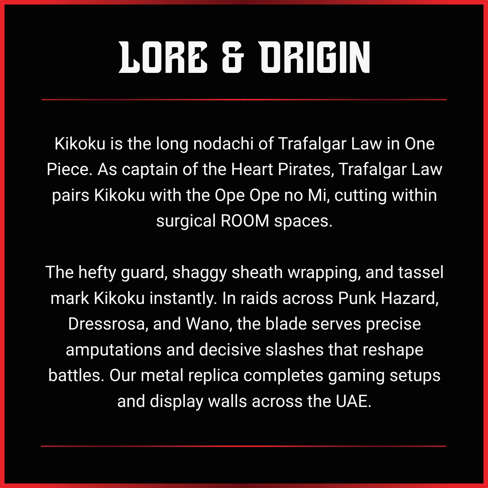 Trafalgar Law: Kikoku