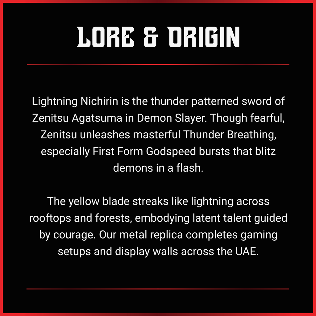 Zenitsu Agatsuma: Lightning Nichirin