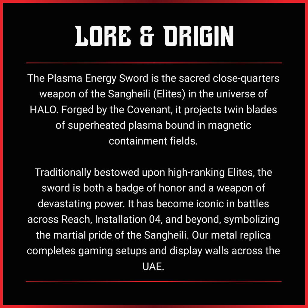 Sangheili Elites: Plasma Energy Sword