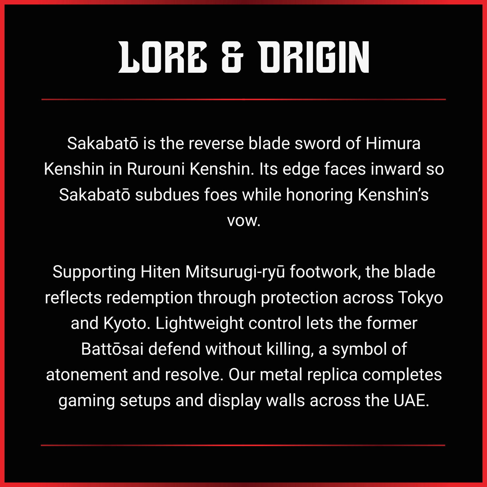 Himura Kenshin: Sakabato V1