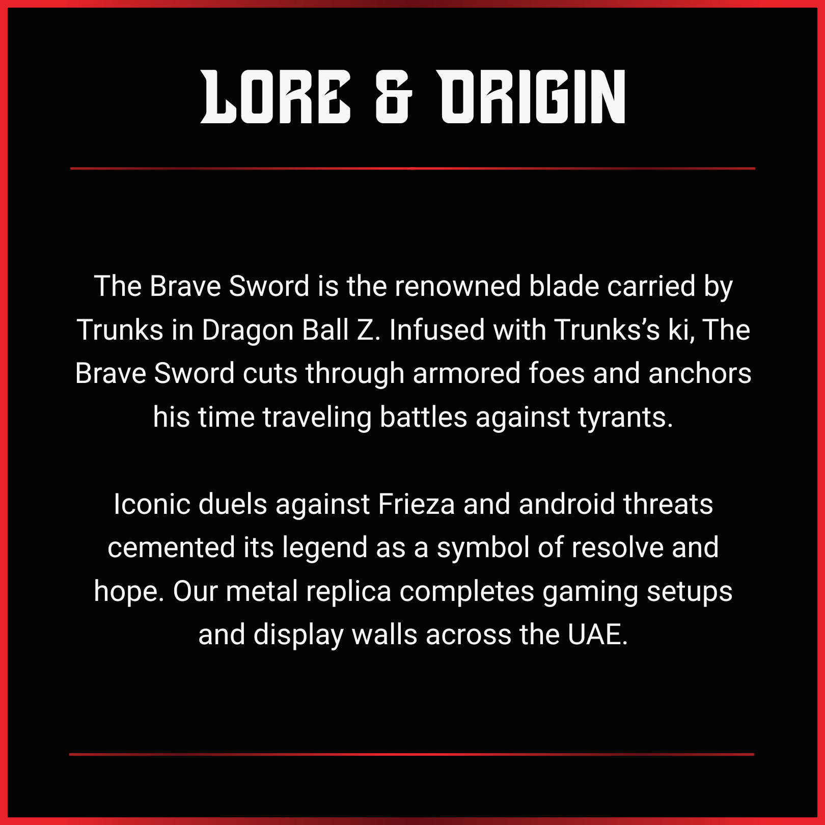 Trunks Briefs: The Brave Sword