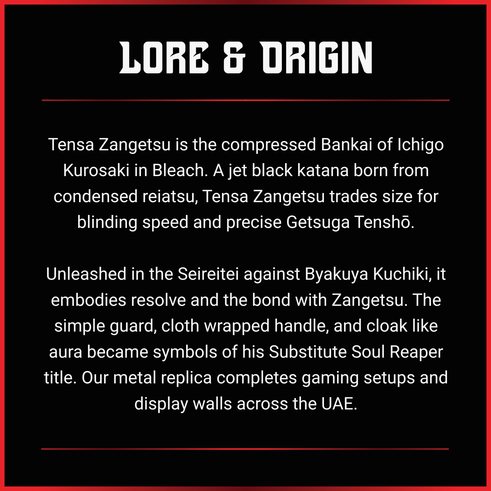 Ichigo Kurosaki: Zangetsu Bankai V1