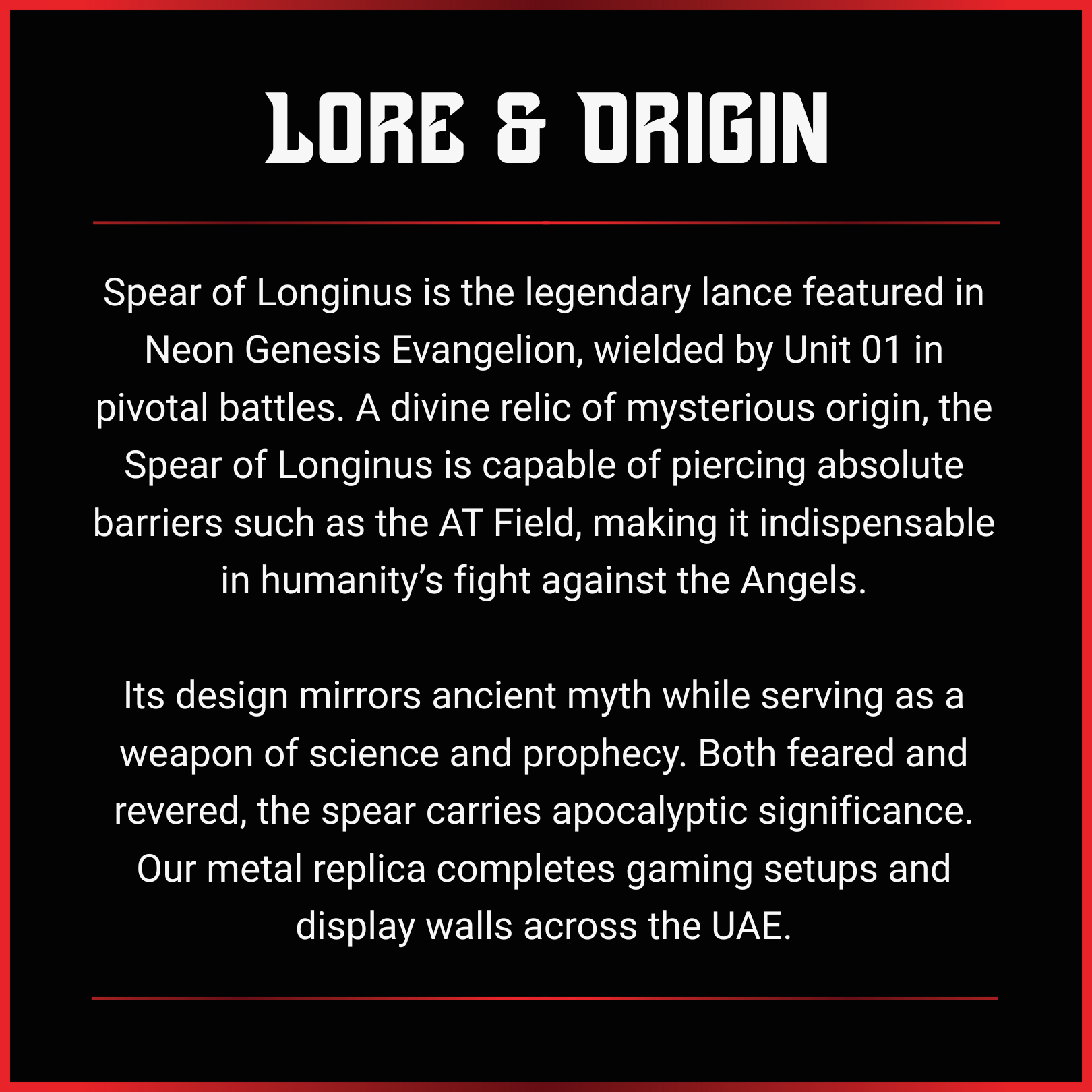 Evangillion: Spear of Longinus