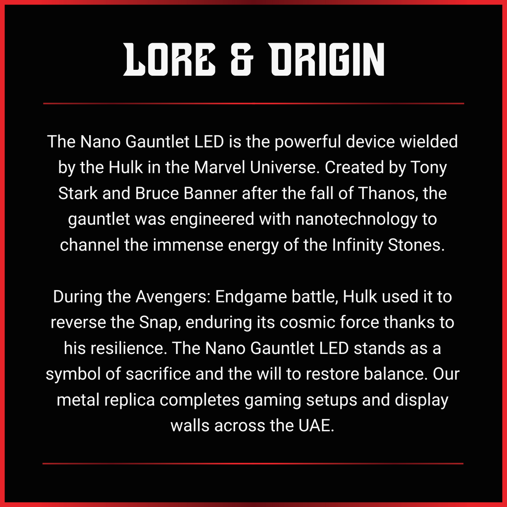 Hulk: Nano Gauntlet LED