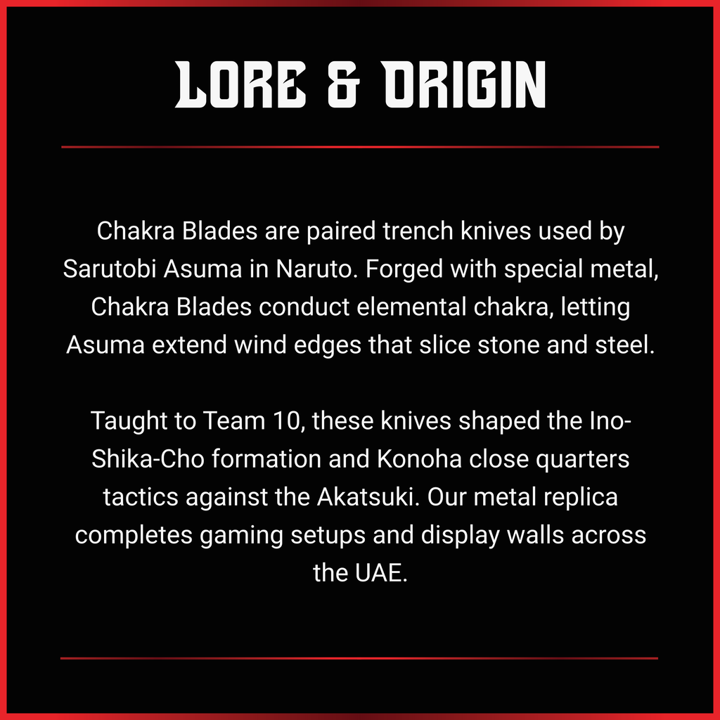 Asuma Sarutobi: Chakra Blades