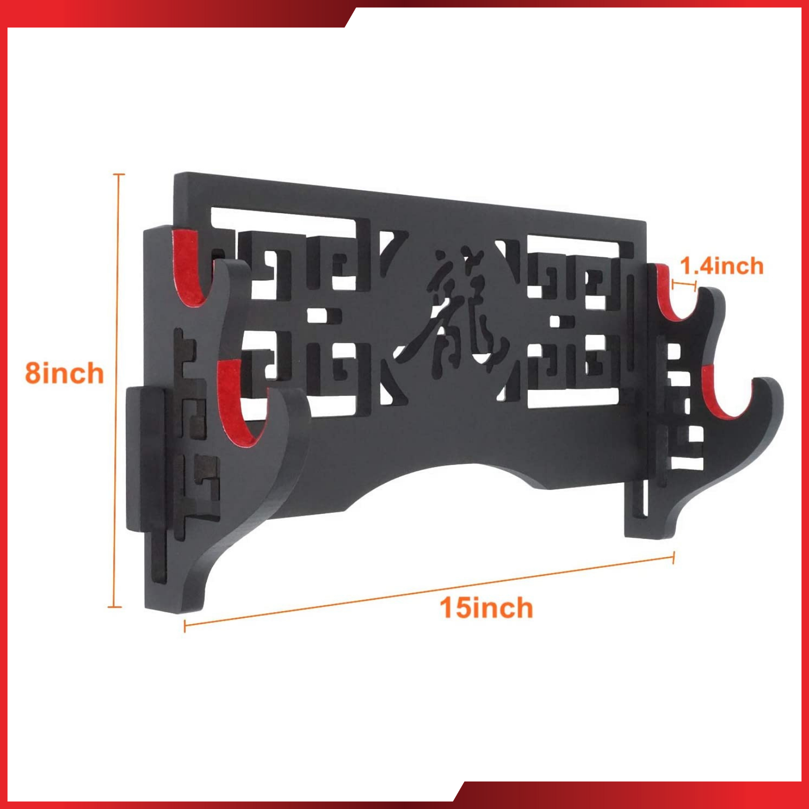 Sword Stand: Dual Wall mount