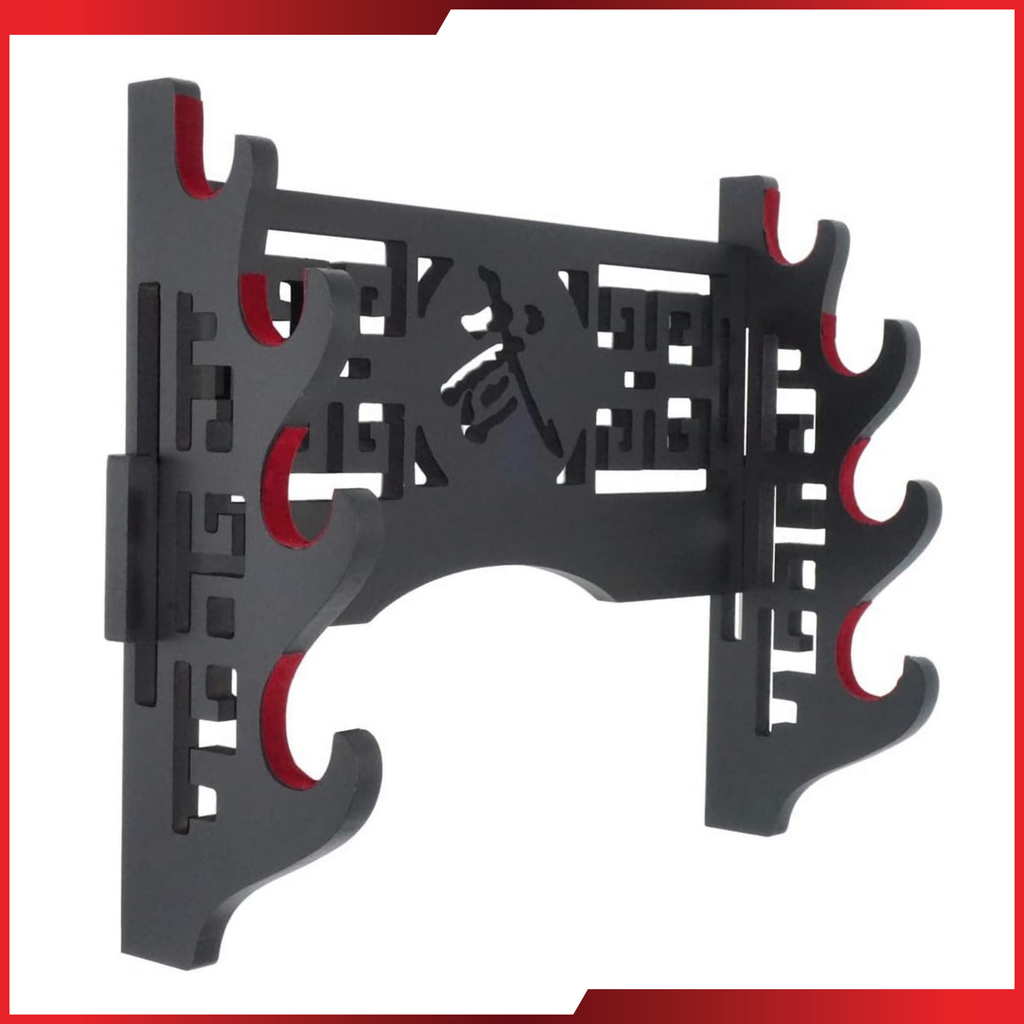 Sword Stand: Quad Wall mount