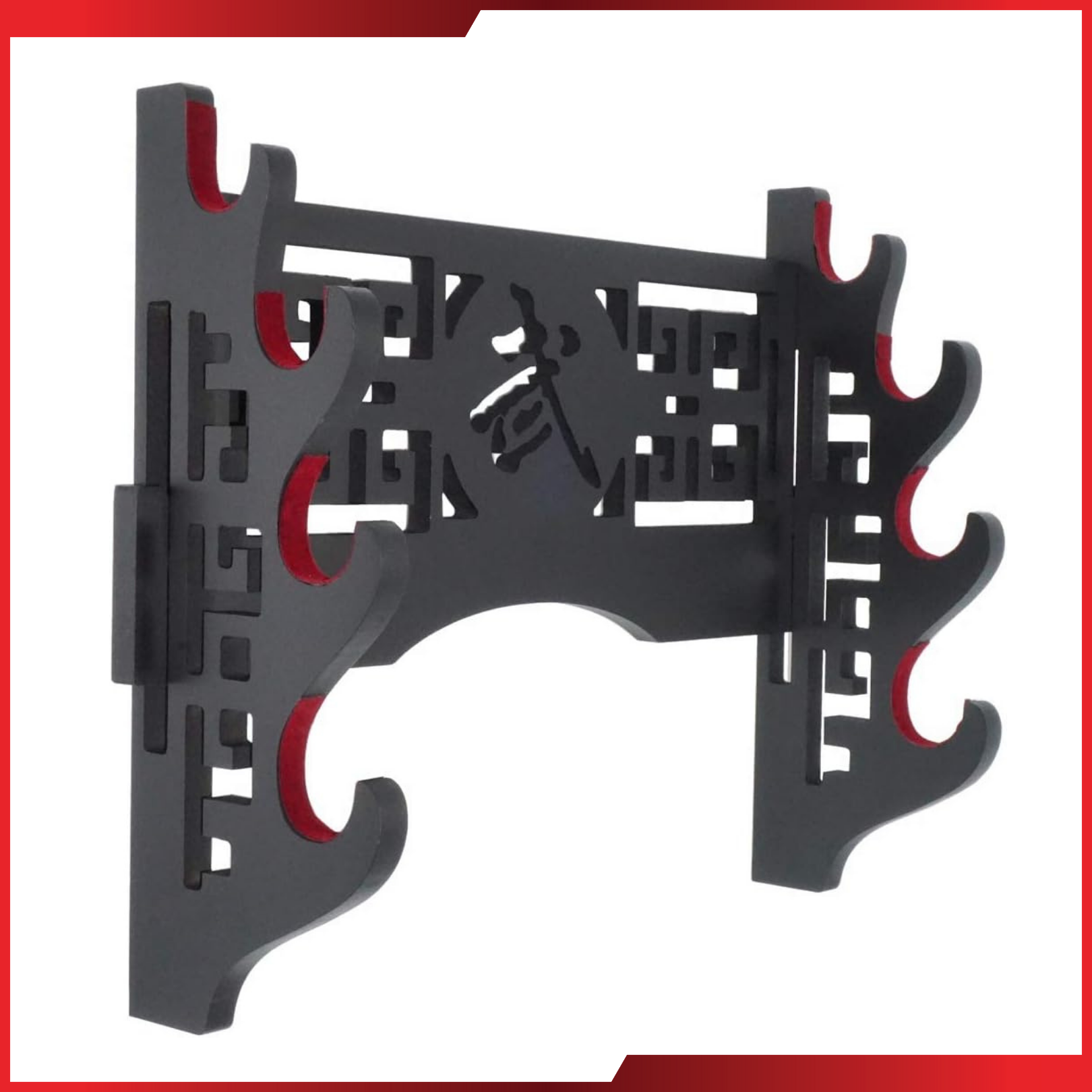 Sword Stand: Quad Wall mount