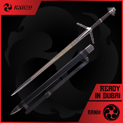 Geralt of Rivia: Aerondight — handcrafted anime, game & movie replica by RAN-ZO | Dubai, UAE